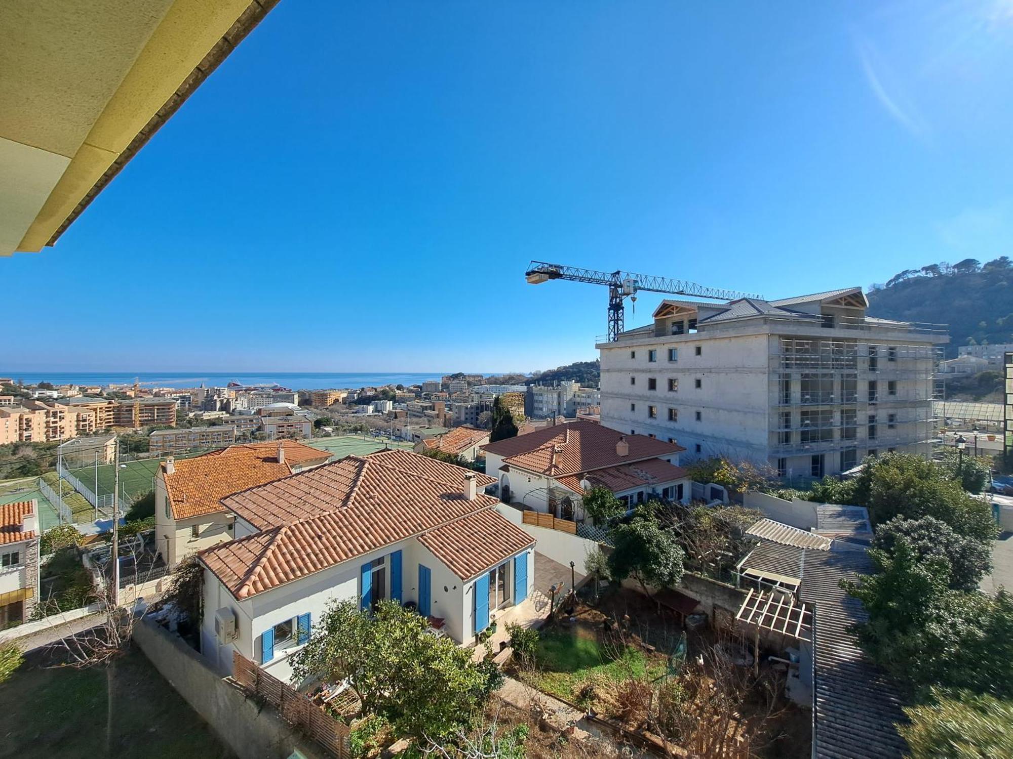 Grand T2 Proche Centre Ville, Vue Mer Et Montagne Bastia  Exterior foto